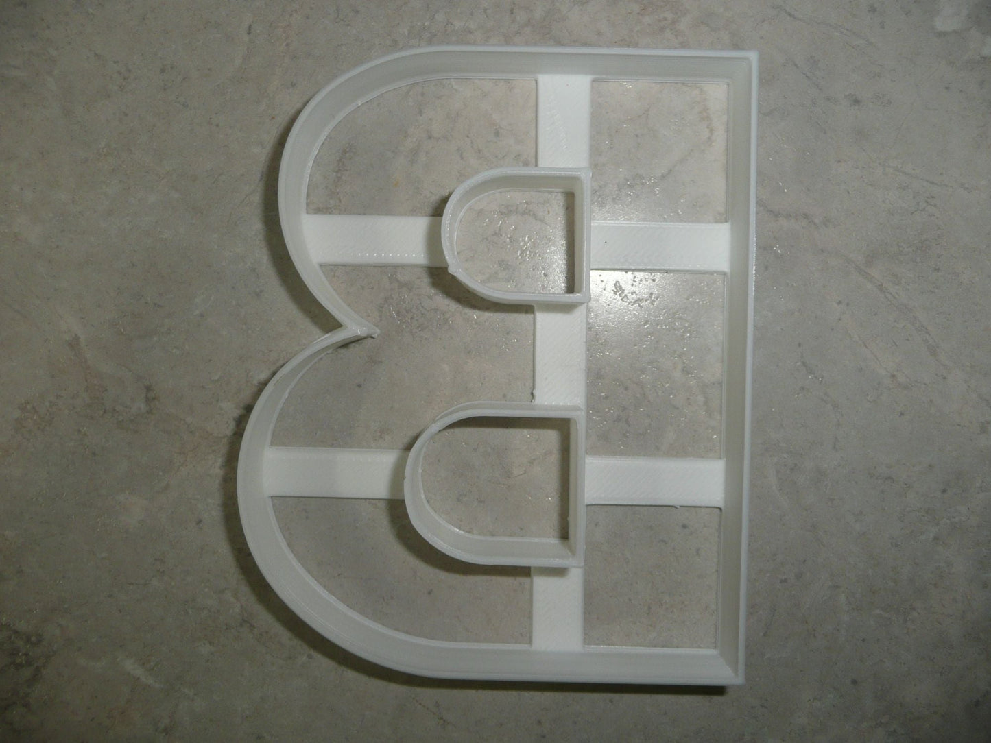 Letter B 4 Inch Uppercase Capital Block Font Cookie Cutter USA PR4215