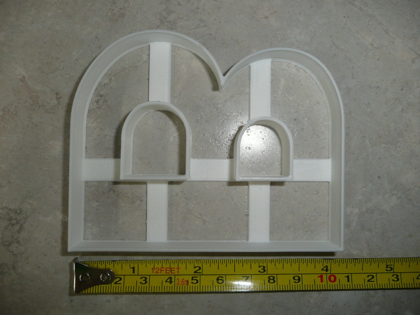 Letter B 4 Inch Uppercase Capital Block Font Cookie Cutter USA PR4215