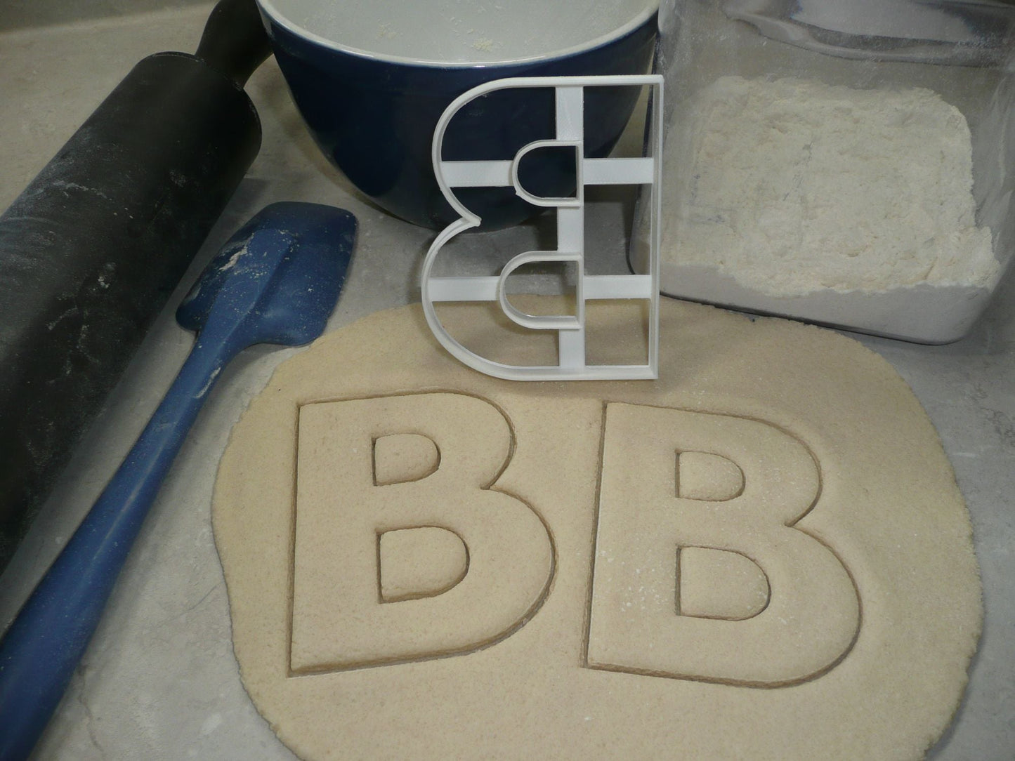 Letter B 4 Inch Uppercase Capital Block Font Cookie Cutter USA PR4215