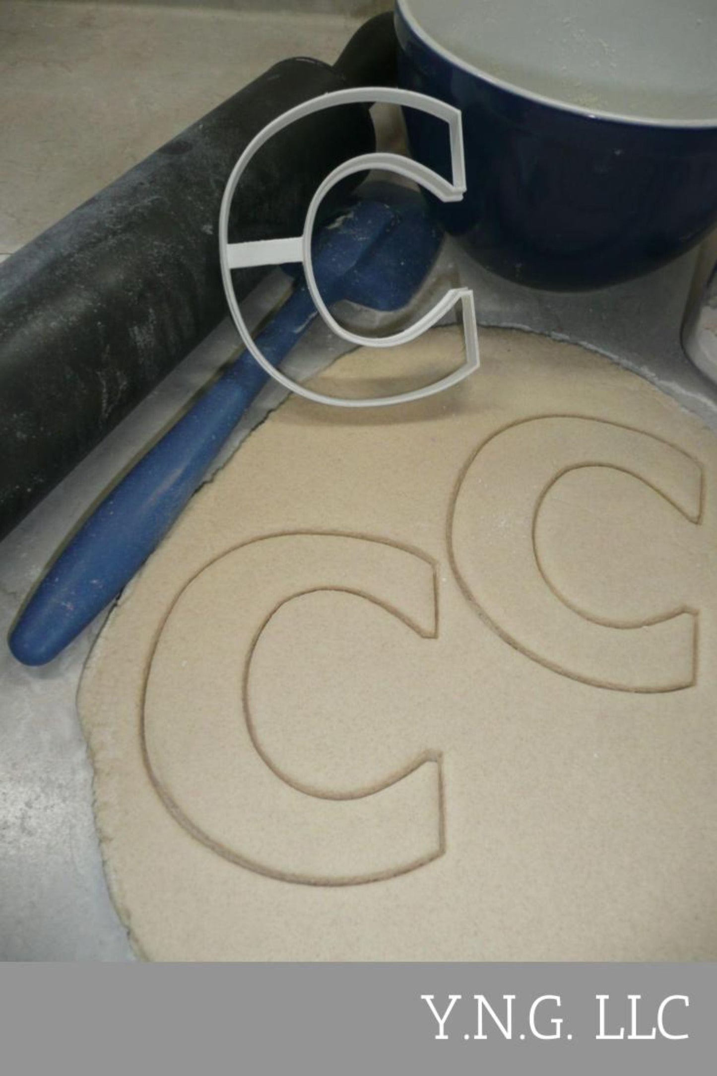 Letter C 4 Inch Uppercase Capital Block Font Cookie Cutter USA PR4216