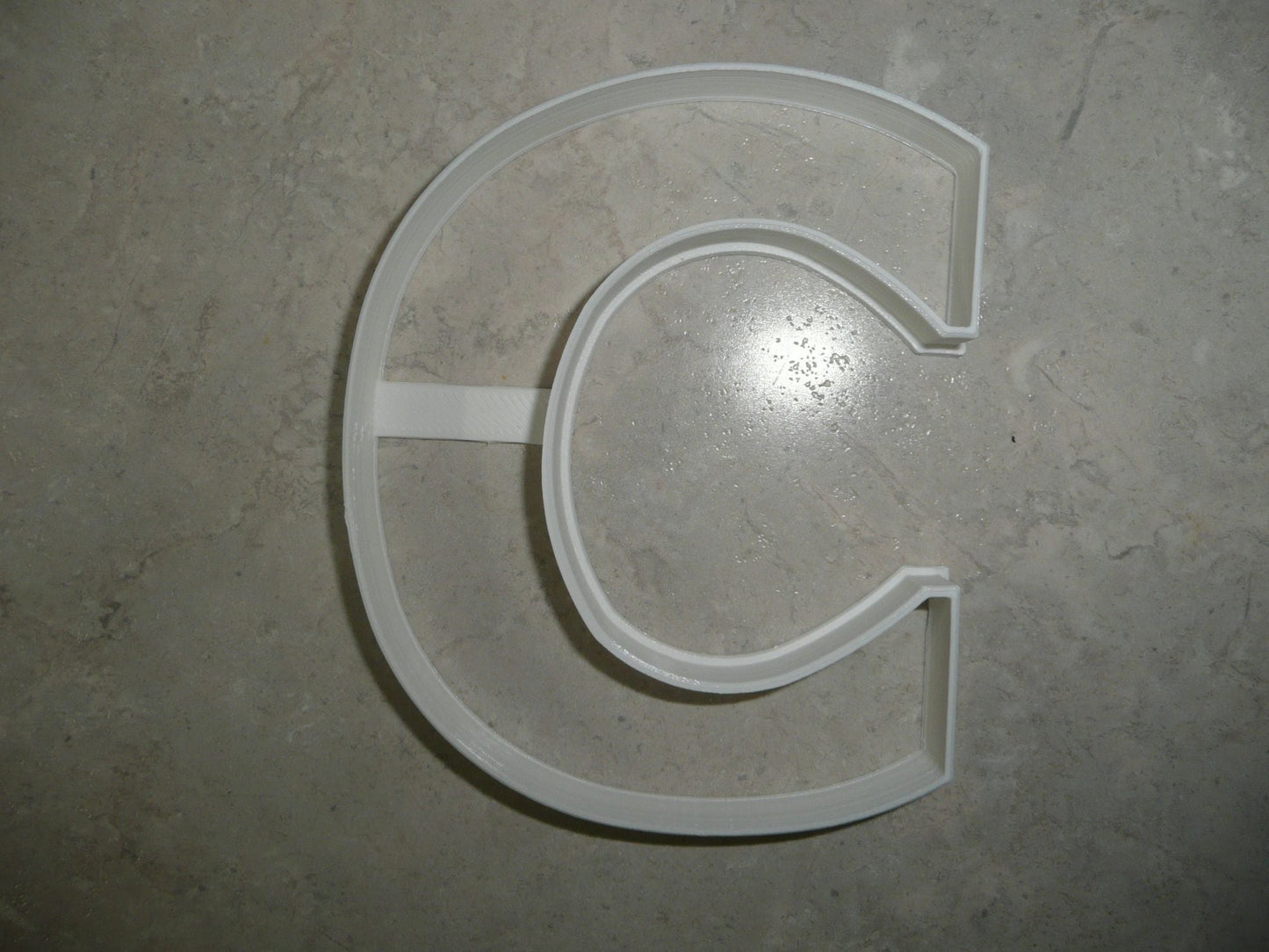 6x Letter C Capital Block Fondant Cutter Cupcake Topper 1.75 IN USA FD4216