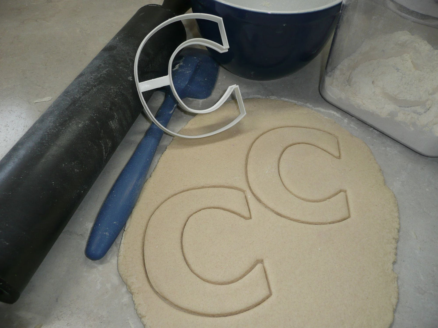 Letter C 4 Inch Uppercase Capital Block Font Cookie Cutter USA PR4216