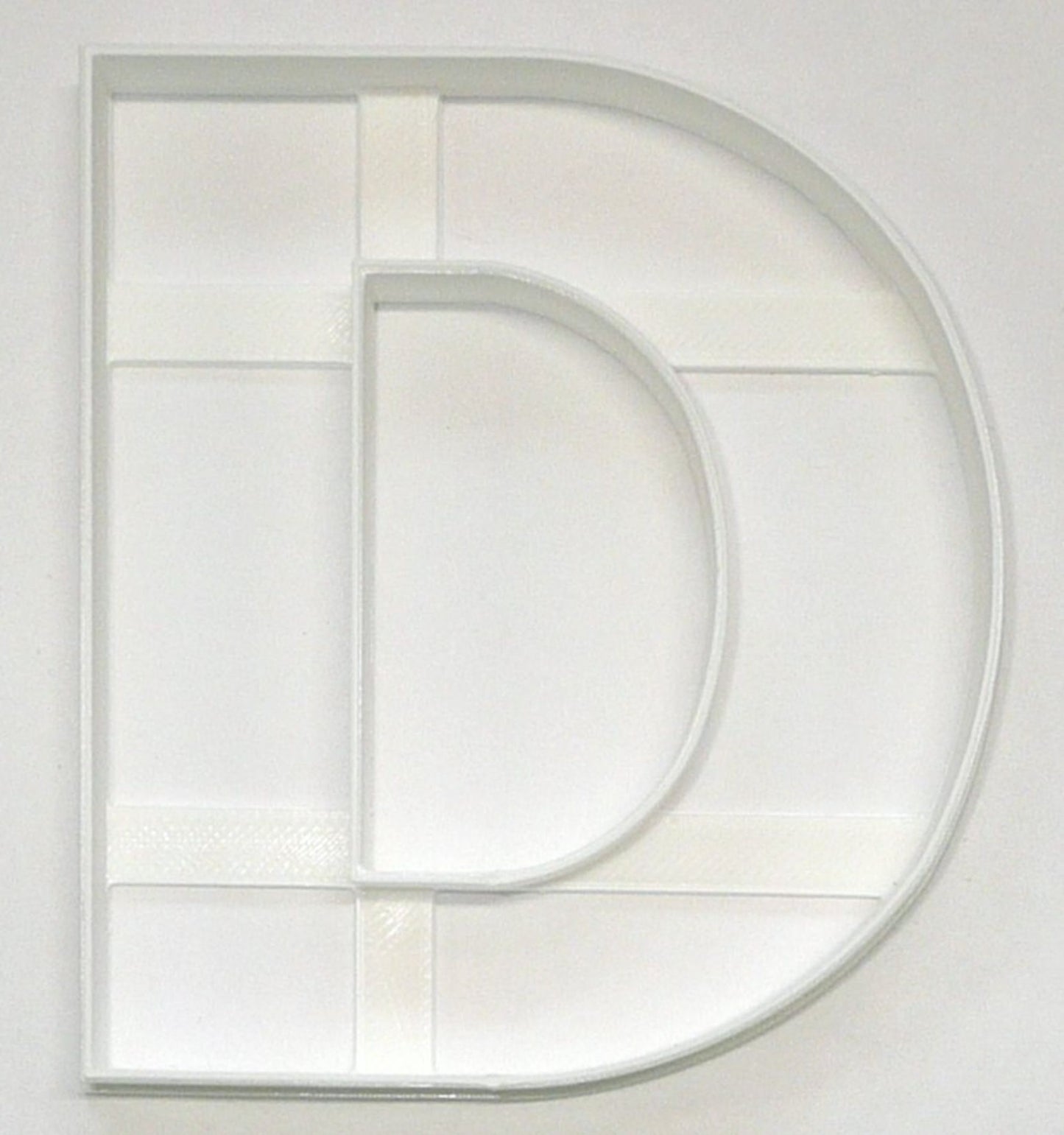 Letter D 4 Inch Uppercase Capital Block Font Cookie Cutter USA PR4217