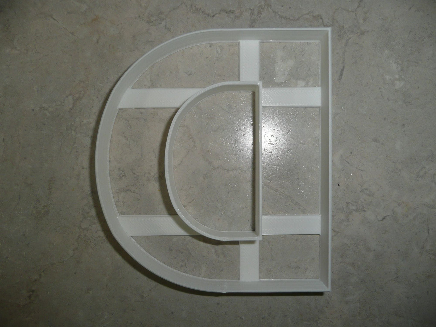 Letter D 4 Inch Uppercase Capital Block Font Cookie Cutter USA PR4217