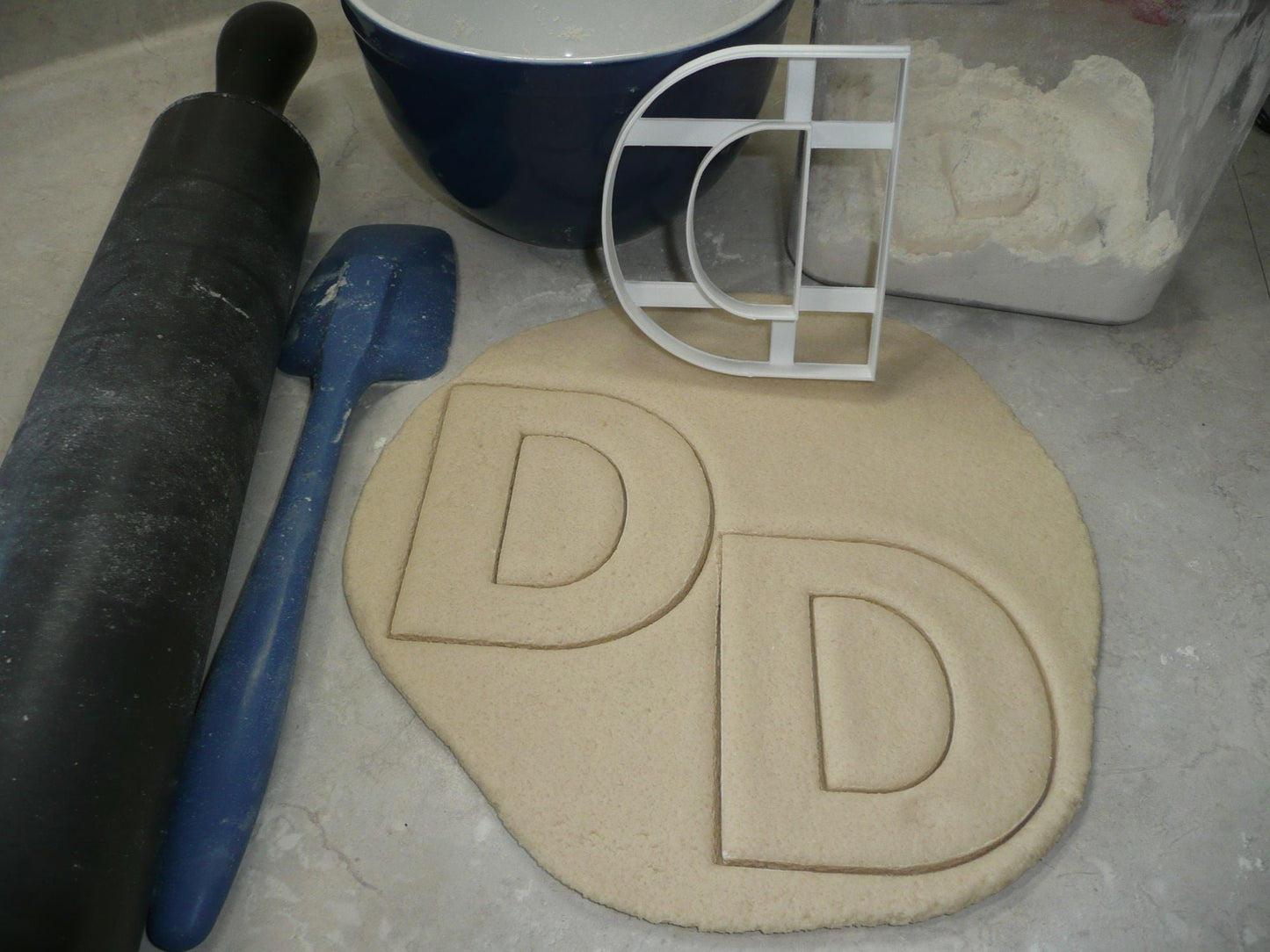 Letter D 4 Inch Uppercase Capital Block Font Cookie Cutter USA PR4217