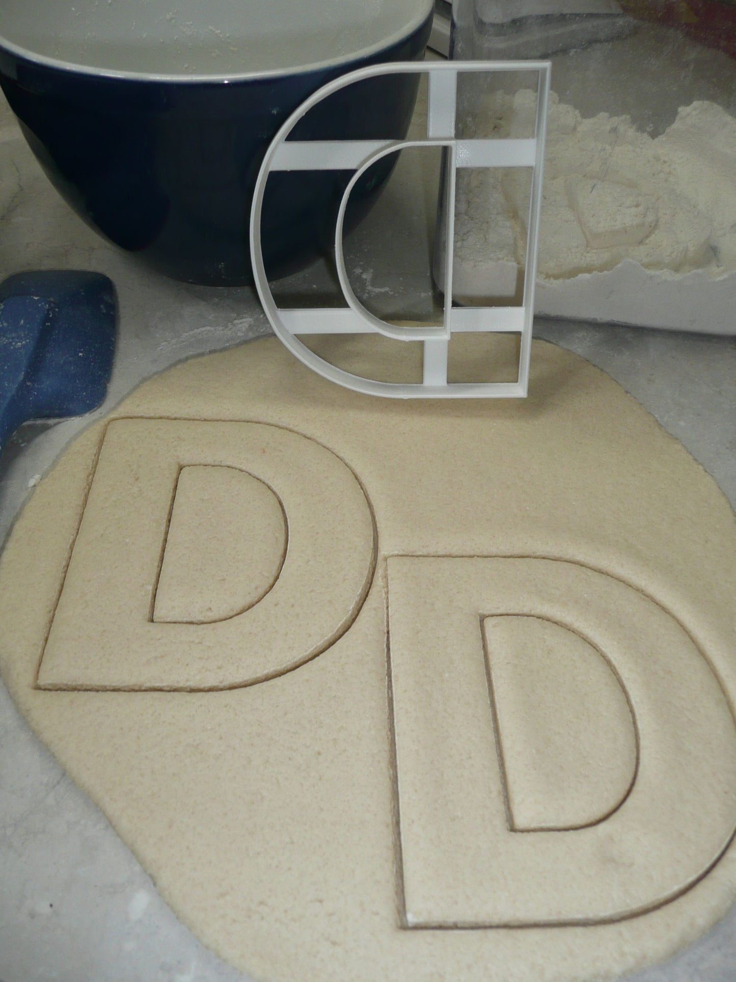 Letter D 4 Inch Uppercase Capital Block Font Cookie Cutter USA PR4217