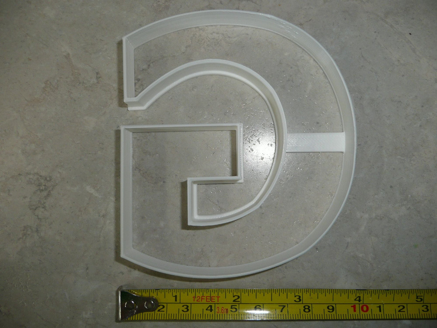 Letter G 4 Inch Uppercase Capital Block Font Cookie Cutter USA PR4220