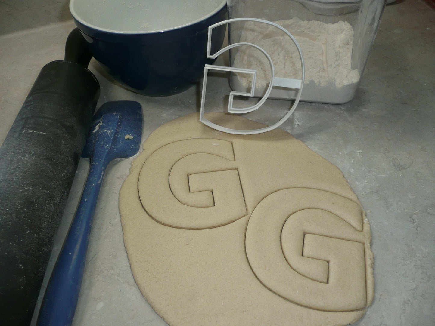 Letter G 4 Inch Uppercase Capital Block Font Cookie Cutter USA PR4220