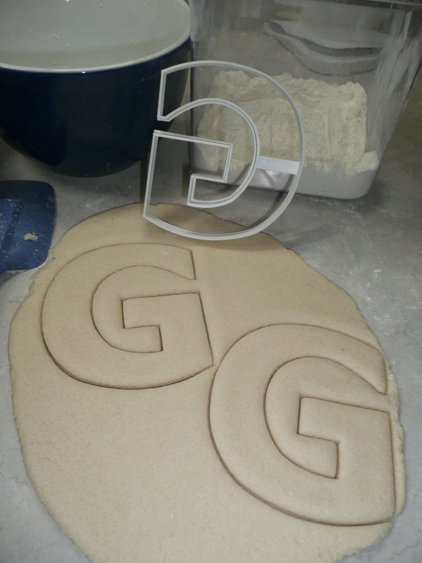 Letter G 4 Inch Uppercase Capital Block Font Cookie Cutter USA PR4220