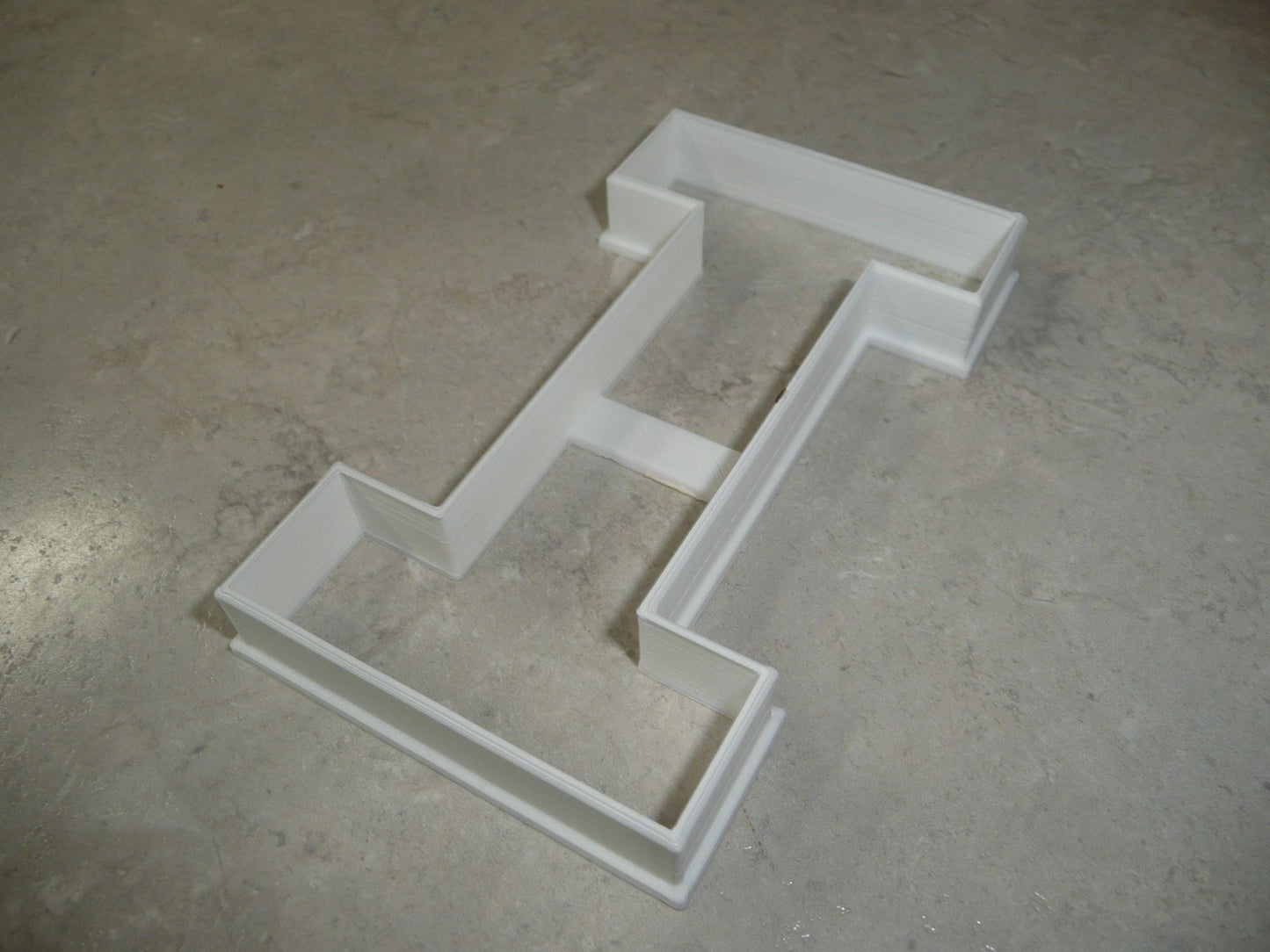 Letter I 4 Inch Uppercase Capital Block Font Cookie Cutter USA PR4222