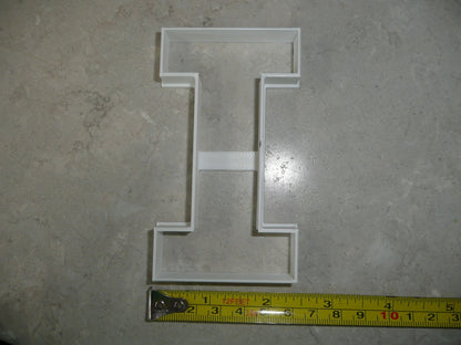 Letter I 4 Inch Uppercase Capital Block Font Cookie Cutter USA PR4222