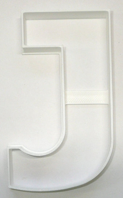 6x Letter J Capital Block Fondant Cutter Cupcake Topper 1.75 IN USA FD4223