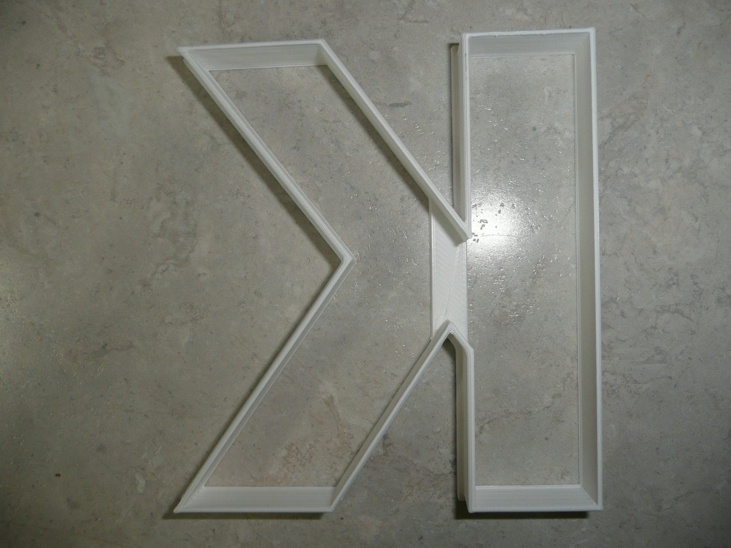 Letter K 4 Inch Uppercase Capital Block Font Cookie Cutter USA PR4224