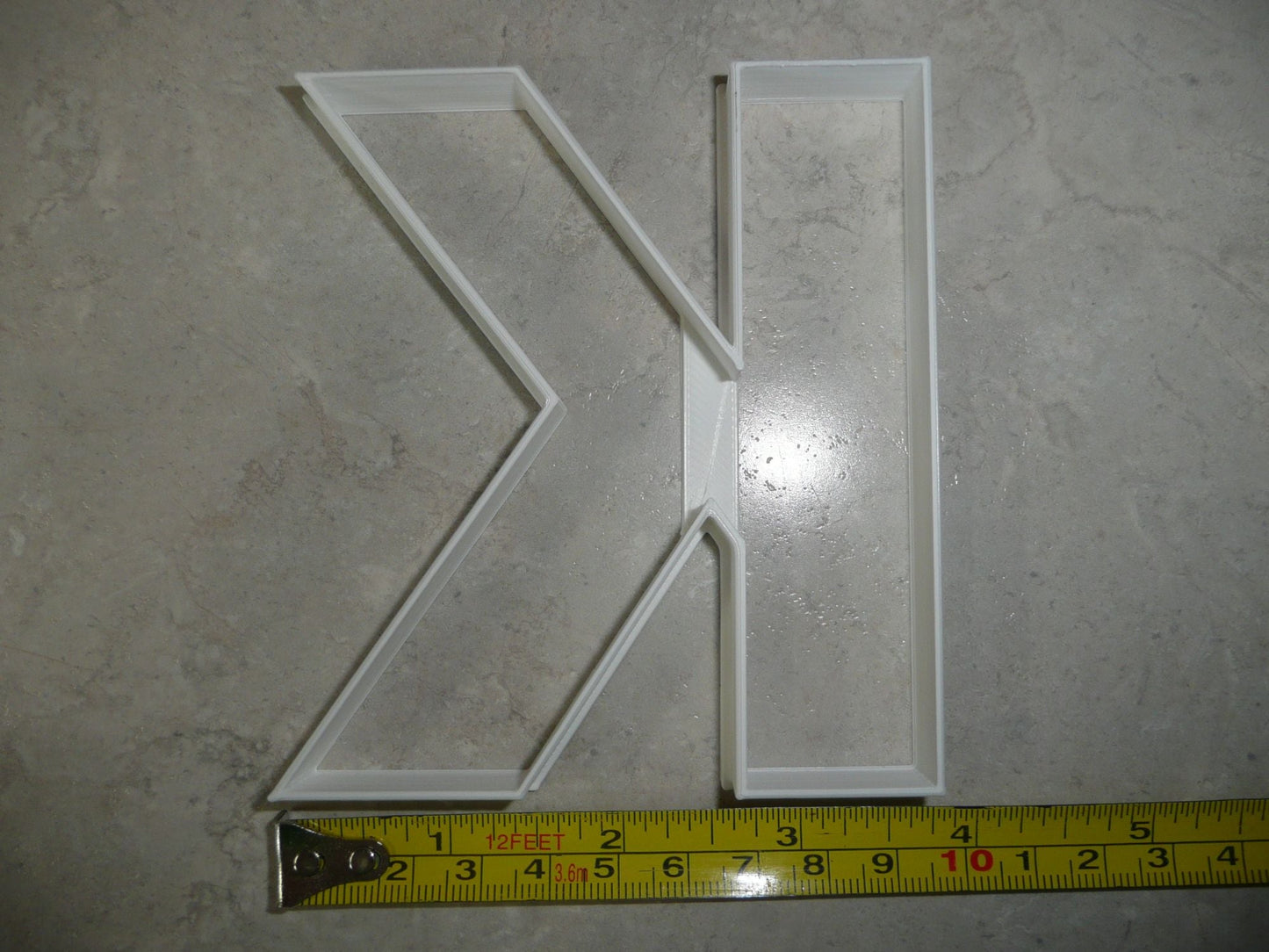 Letter K 4 Inch Uppercase Capital Block Font Cookie Cutter USA PR4224