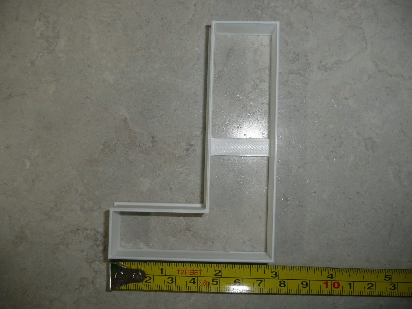 Letter L 4 Inch Uppercase Capital Block Font Cookie Cutter USA PR4225