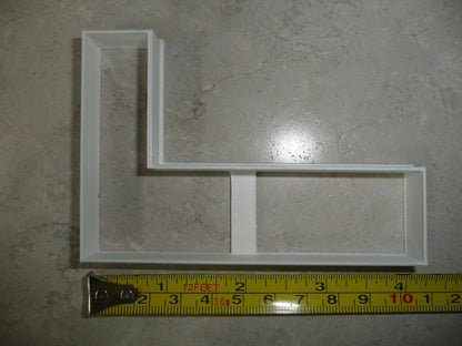 Letter L 4 Inch Uppercase Capital Block Font Cookie Cutter USA PR4225