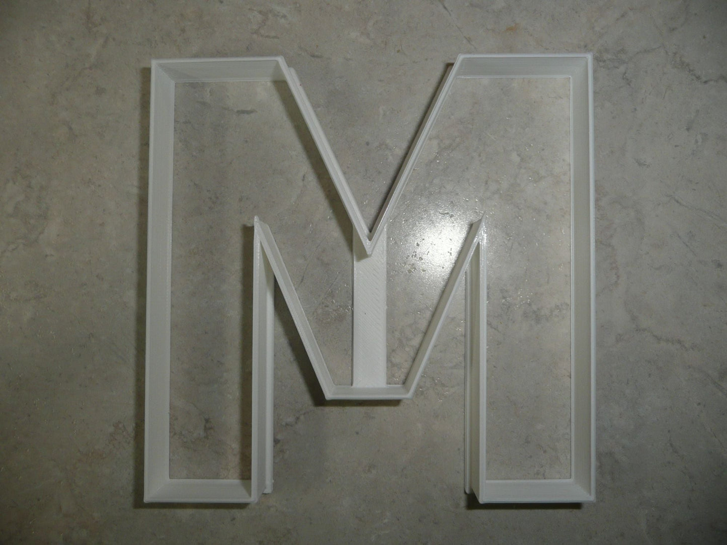 Letter M 4 Inch Uppercase Capital Block Font Cookie Cutter USA PR4226