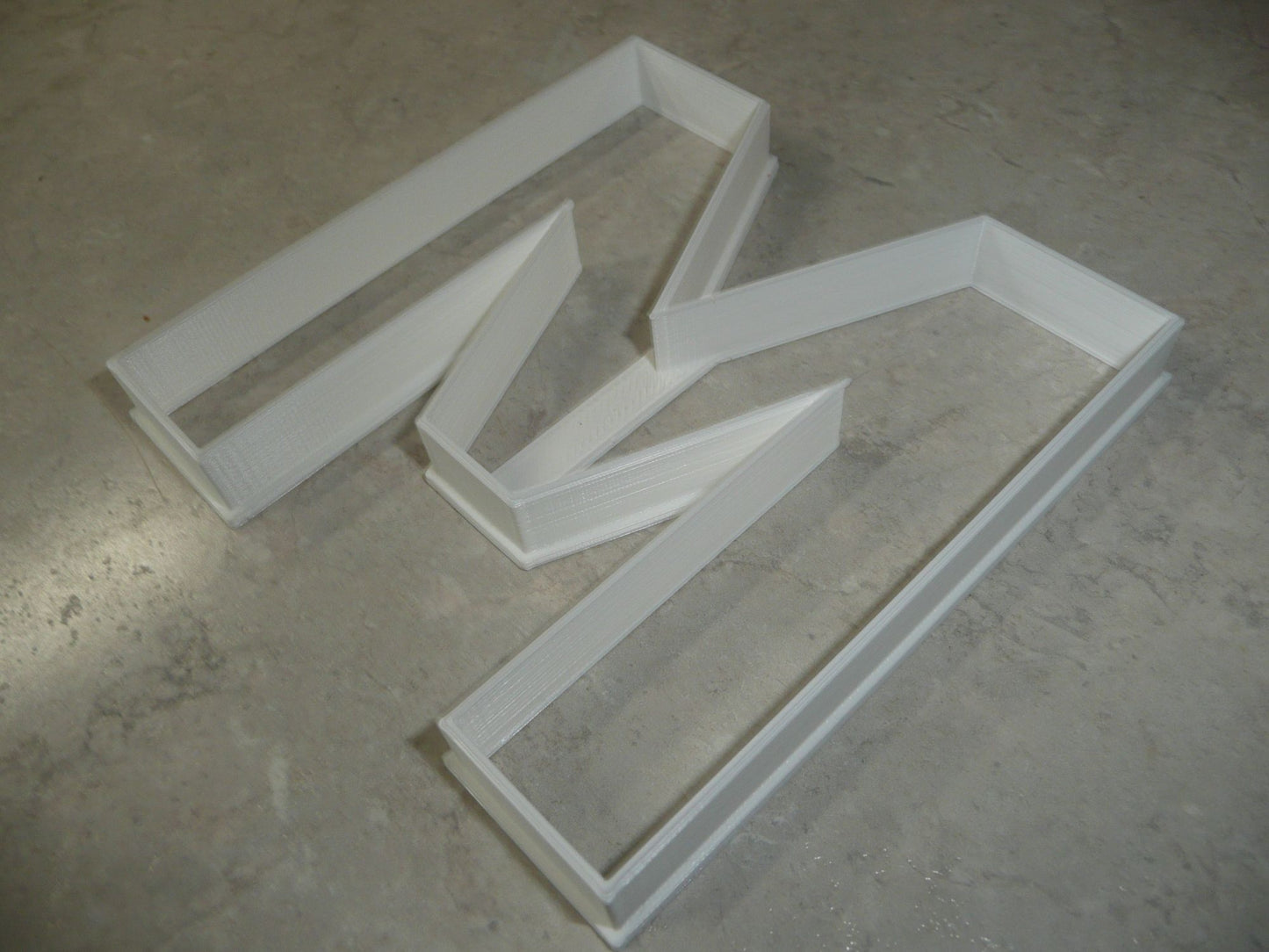 Letter M 4 Inch Uppercase Capital Block Font Cookie Cutter USA PR4226