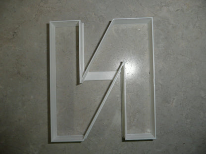 Letter N 4 Inch Uppercase Capital Block Font Cookie Cutter USA PR4227