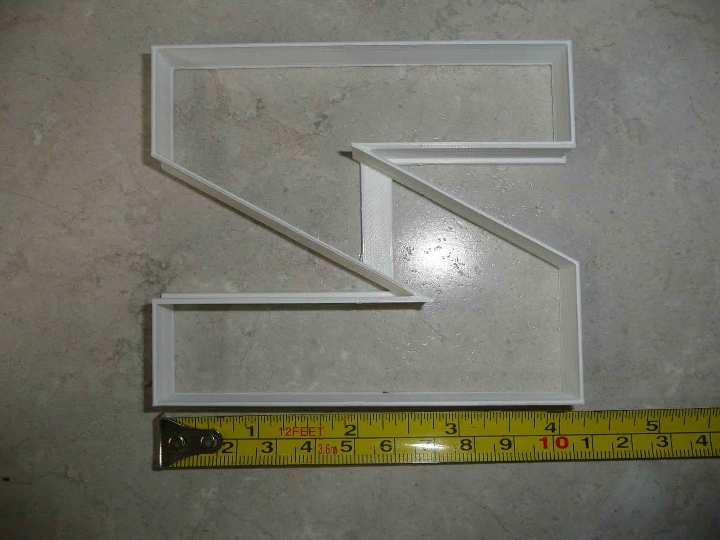 Letter N 4 Inch Uppercase Capital Block Font Cookie Cutter USA PR4227