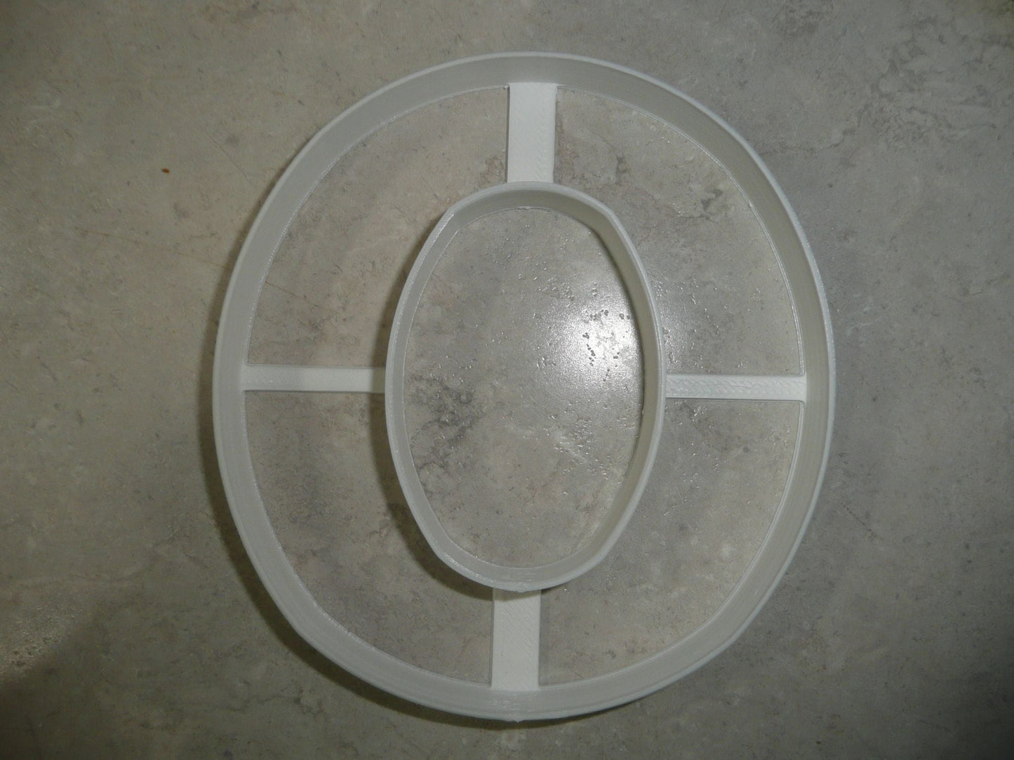Letter O 4 Inch Uppercase Capital Block Font Cookie Cutter USA PR4228