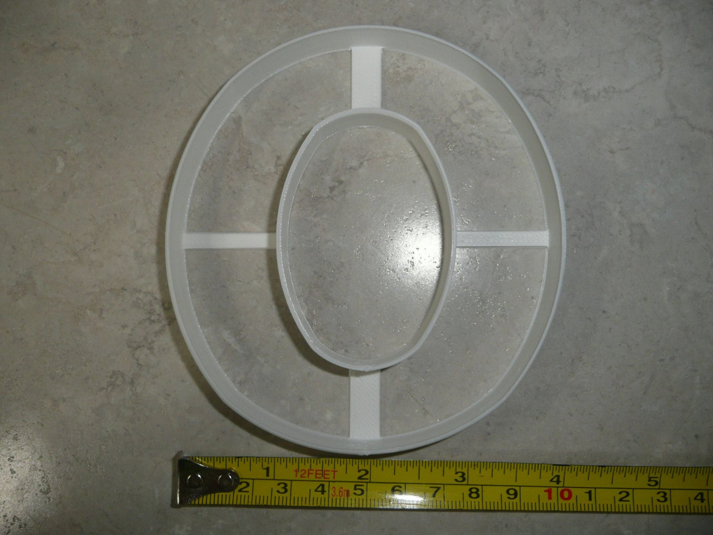 Letter O 4 Inch Uppercase Capital Block Font Cookie Cutter USA PR4228
