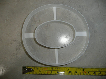 Letter O 4 Inch Uppercase Capital Block Font Cookie Cutter USA PR4228