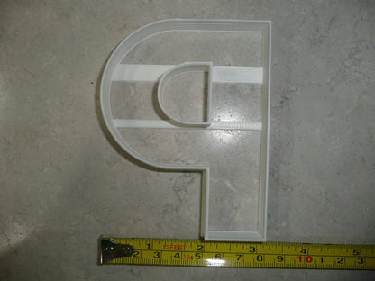 Letter P 4 Inch Uppercase Capital Block Font Cookie Cutter USA PR4229