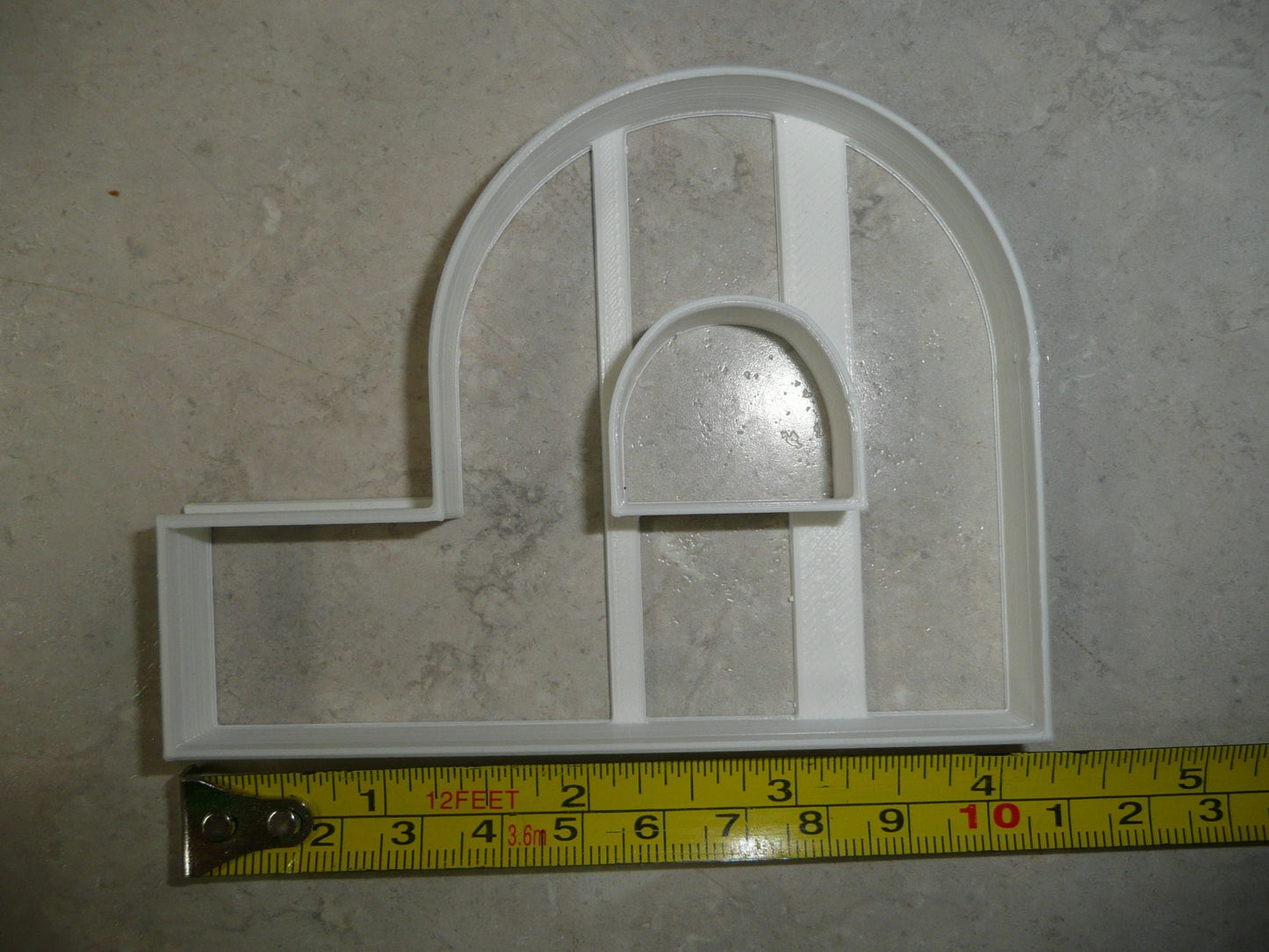 Letter P 4 Inch Uppercase Capital Block Font Cookie Cutter USA PR4229