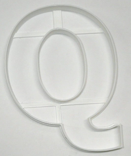 6x Letter Q Capital Block Fondant Cutter Cupcake Topper 1.75 IN USA FD4230