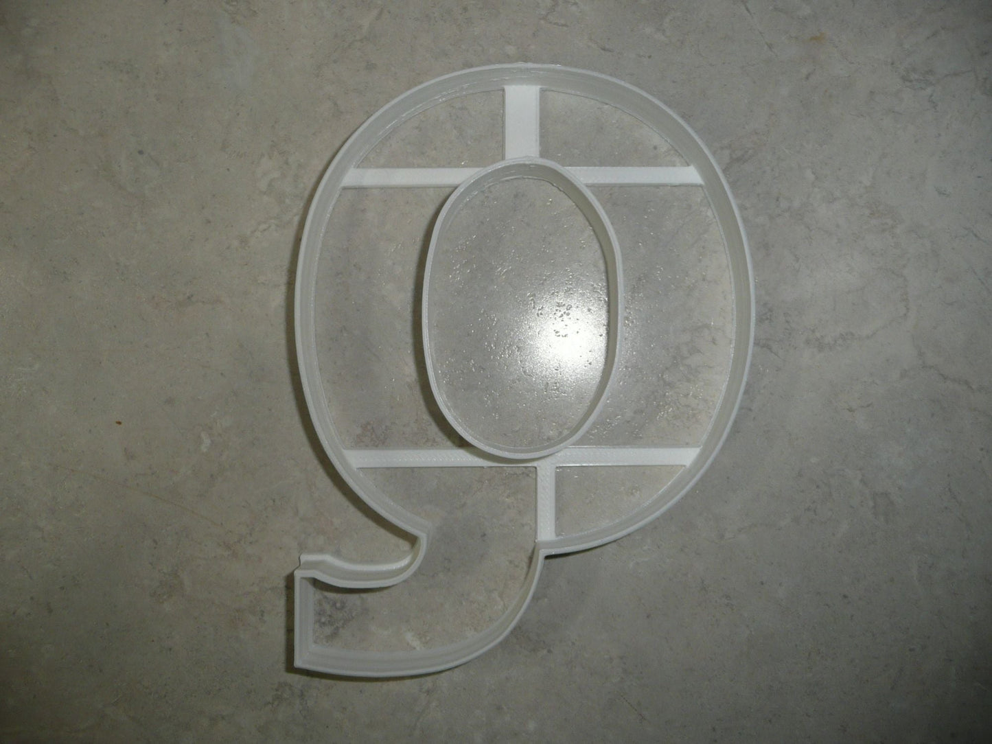 Letter Q 4 Inch Uppercase Capital Block Font Cookie Cutter USA PR4230