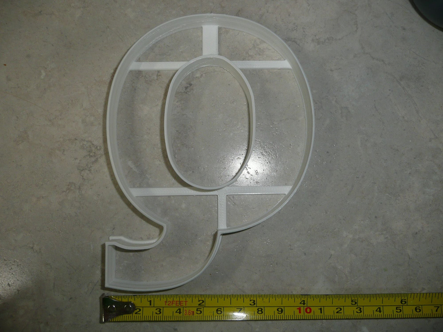 Letter Q 4 Inch Uppercase Capital Block Font Cookie Cutter USA PR4230