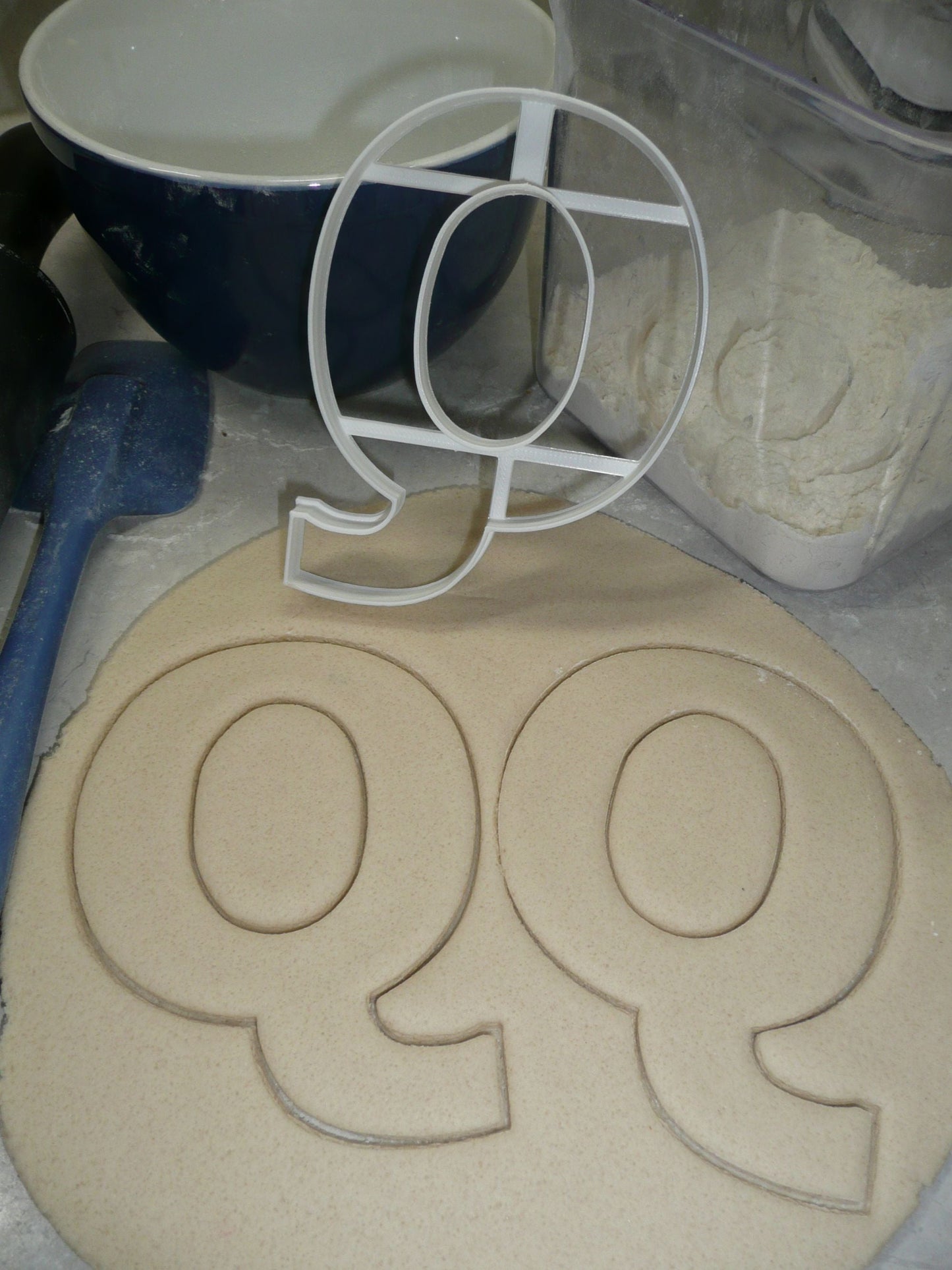 Letter Q 4 Inch Uppercase Capital Block Font Cookie Cutter USA PR4230