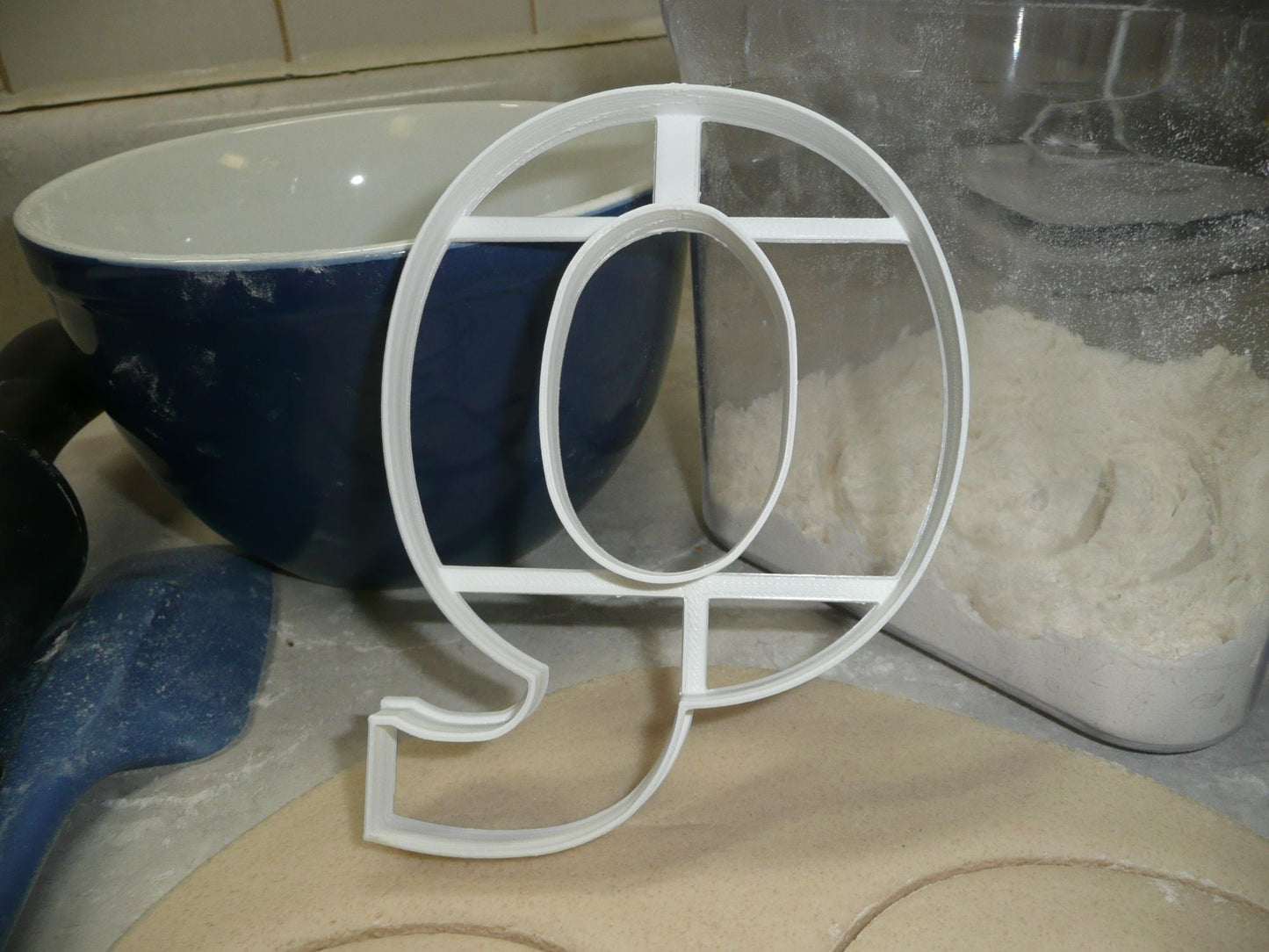 Letter Q 4 Inch Uppercase Capital Block Font Cookie Cutter USA PR4230