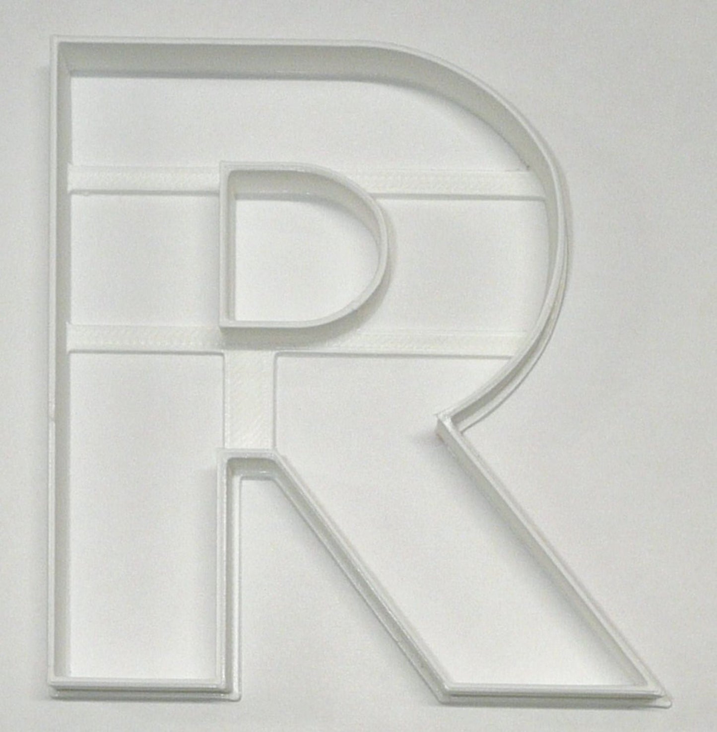 6x Letter R Capital Block Fondant Cutter Cupcake Topper 1.75 IN USA FD4231