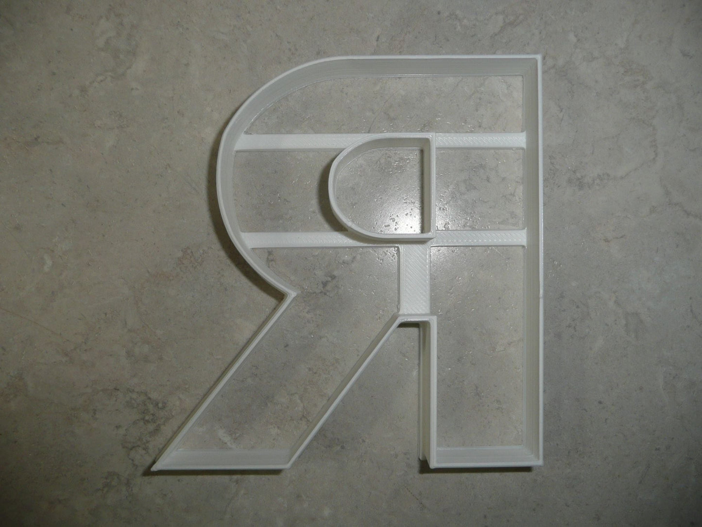 Letter R 4 Inch Uppercase Capital Block Font Cookie Cutter USA PR4231