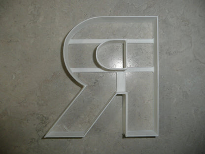 Letter R 4 Inch Uppercase Capital Block Font Cookie Cutter USA PR4231