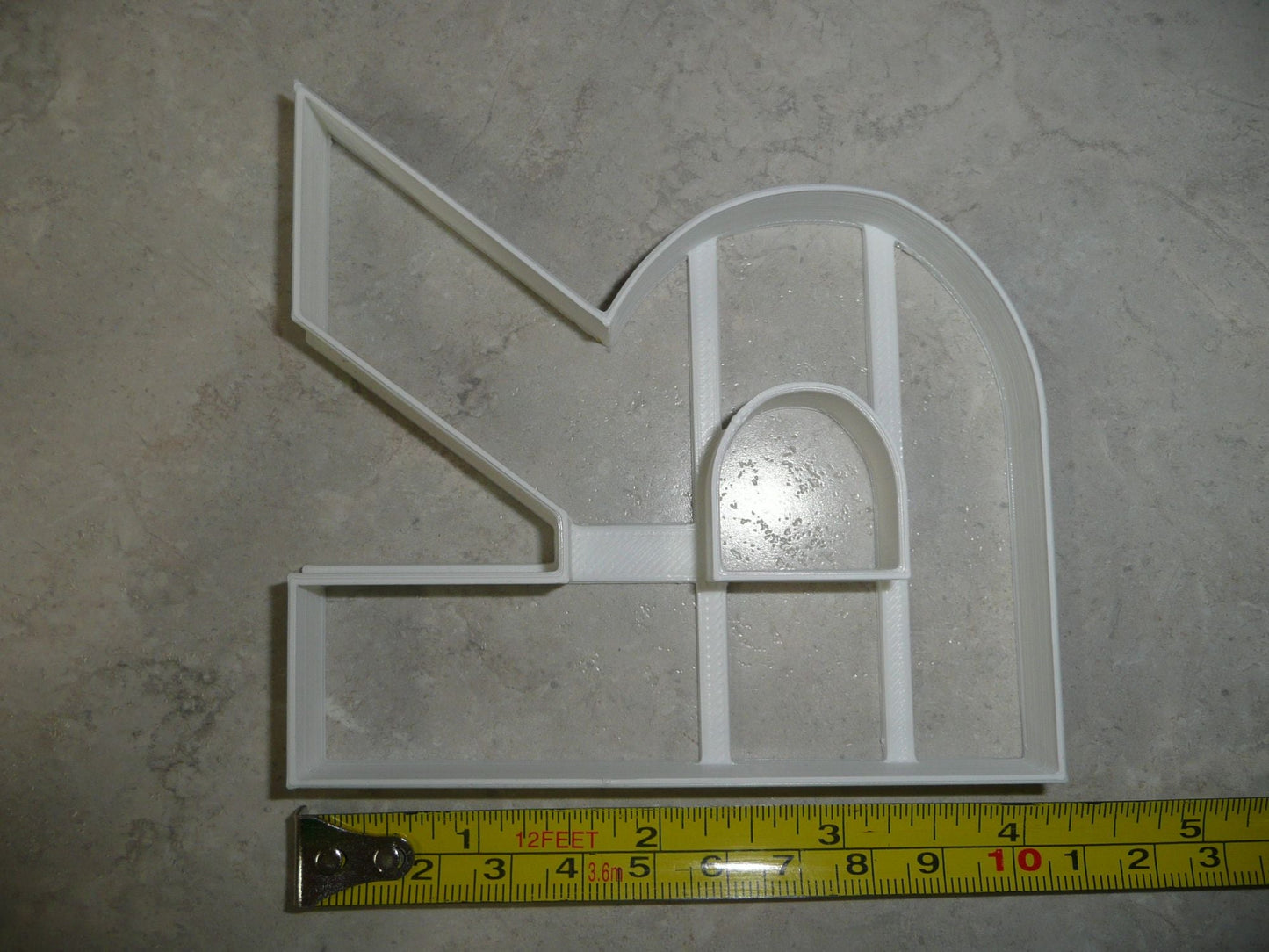 Letter R 4 Inch Uppercase Capital Block Font Cookie Cutter USA PR4231