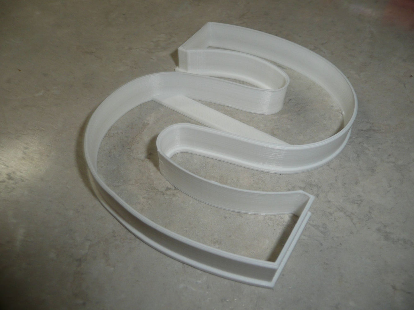 Letter S 4 Inch Uppercase Capital Block Font Cookie Cutter USA PR4232
