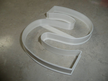 Letter S 4 Inch Uppercase Capital Block Font Cookie Cutter USA PR4232