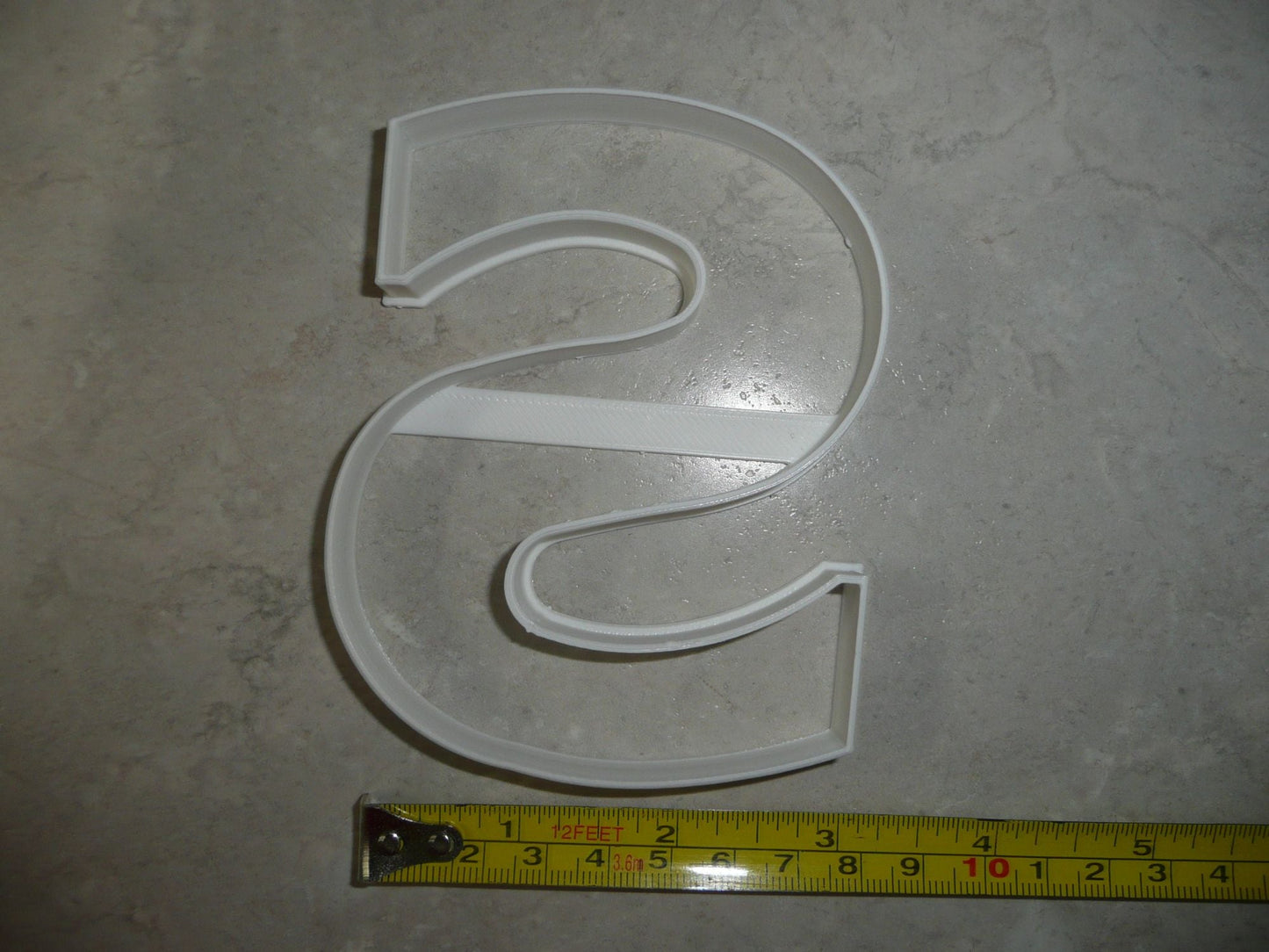 Letter S 4 Inch Uppercase Capital Block Font Cookie Cutter USA PR4232