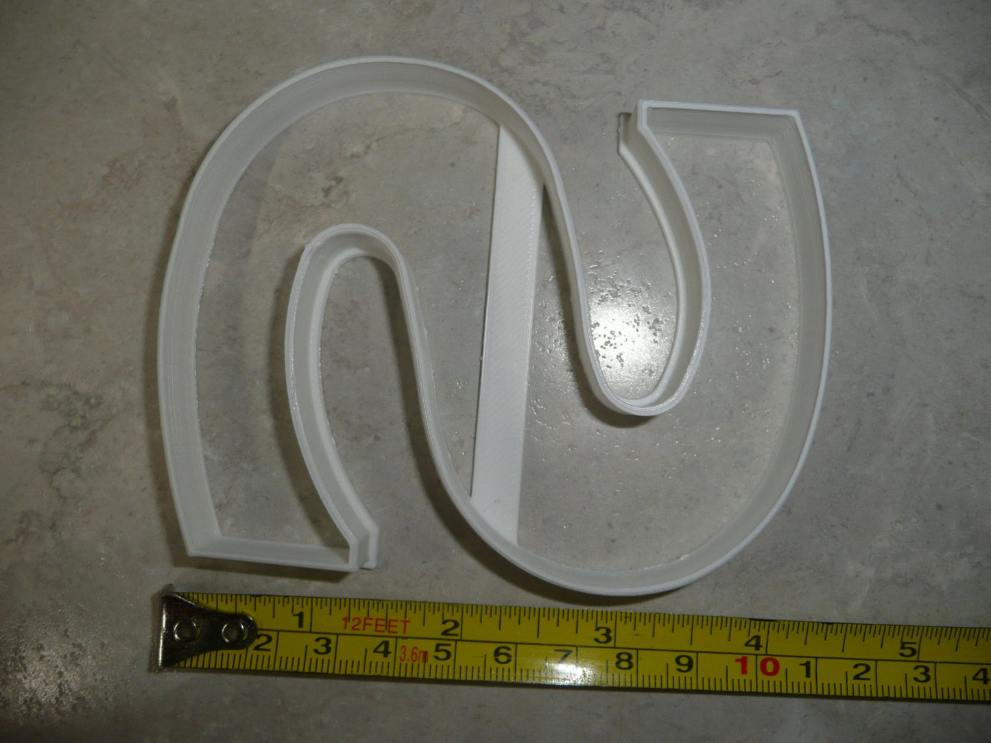 Letter S 4 Inch Uppercase Capital Block Font Cookie Cutter USA PR4232