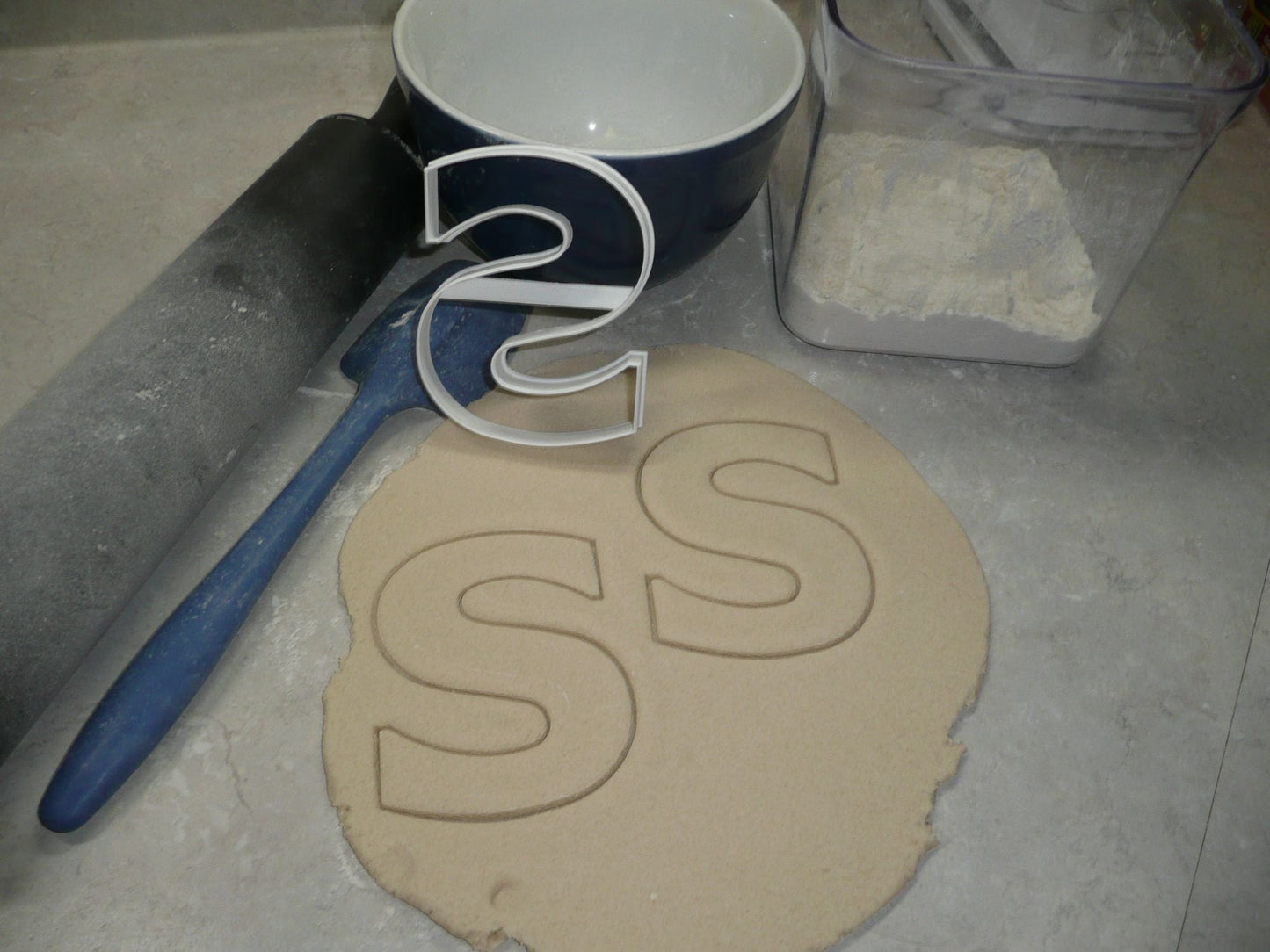 Letter S 4 Inch Uppercase Capital Block Font Cookie Cutter USA PR4232