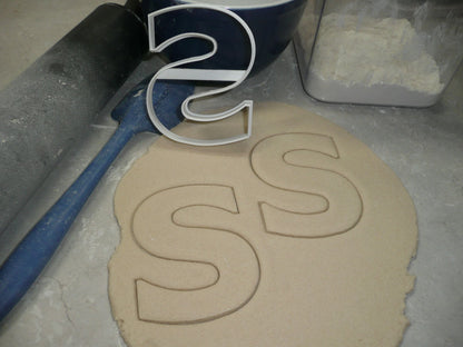 Letter S 4 Inch Uppercase Capital Block Font Cookie Cutter USA PR4232