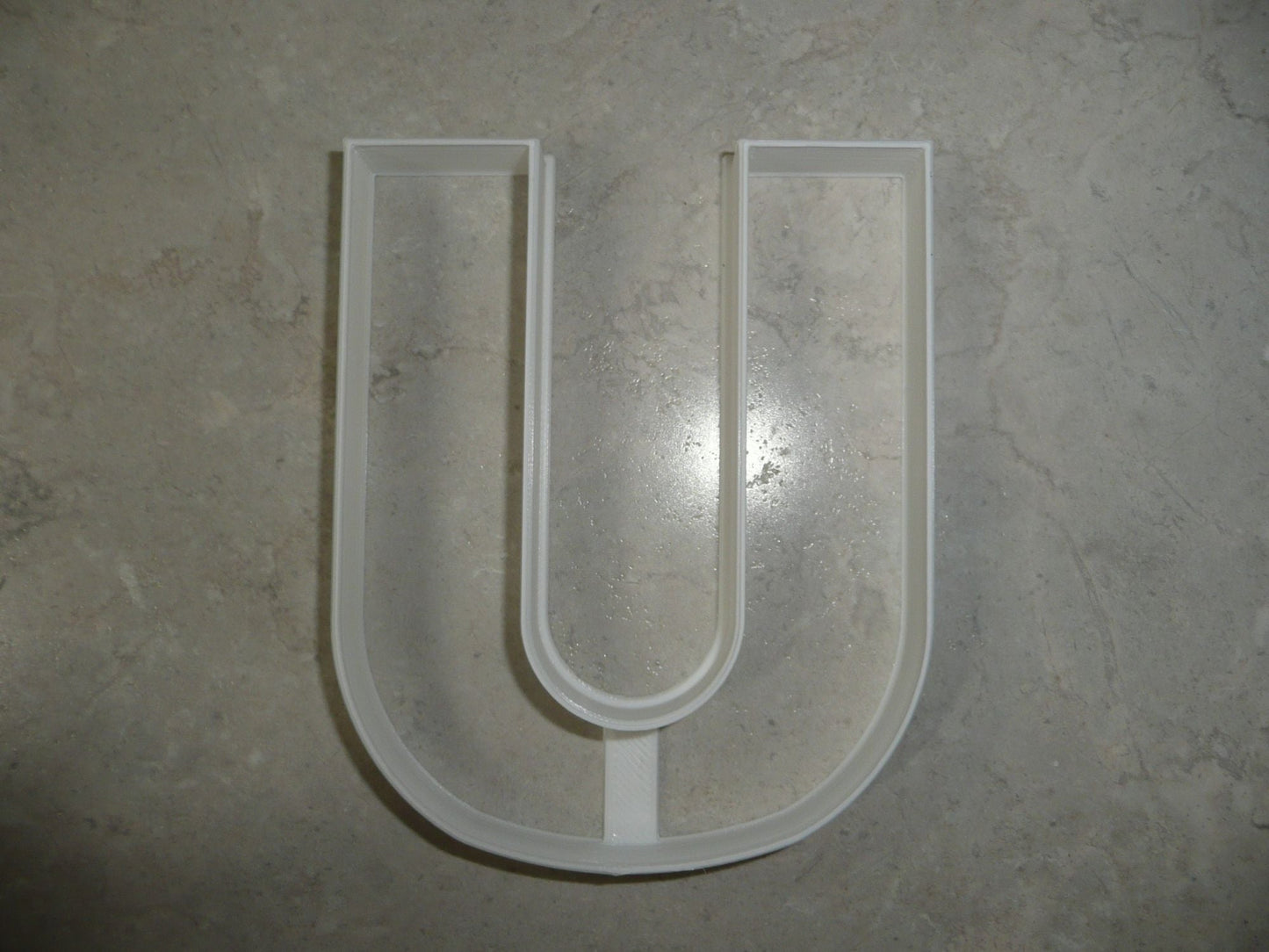 Letter U 4 Inch Uppercase Capital Block Font Cookie Cutter USA PR4234