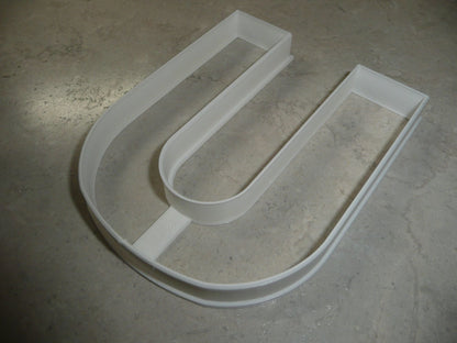 Letter U 4 Inch Uppercase Capital Block Font Cookie Cutter USA PR4234