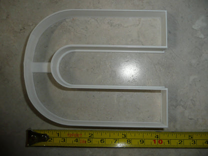 Letter U 4 Inch Uppercase Capital Block Font Cookie Cutter USA PR4234