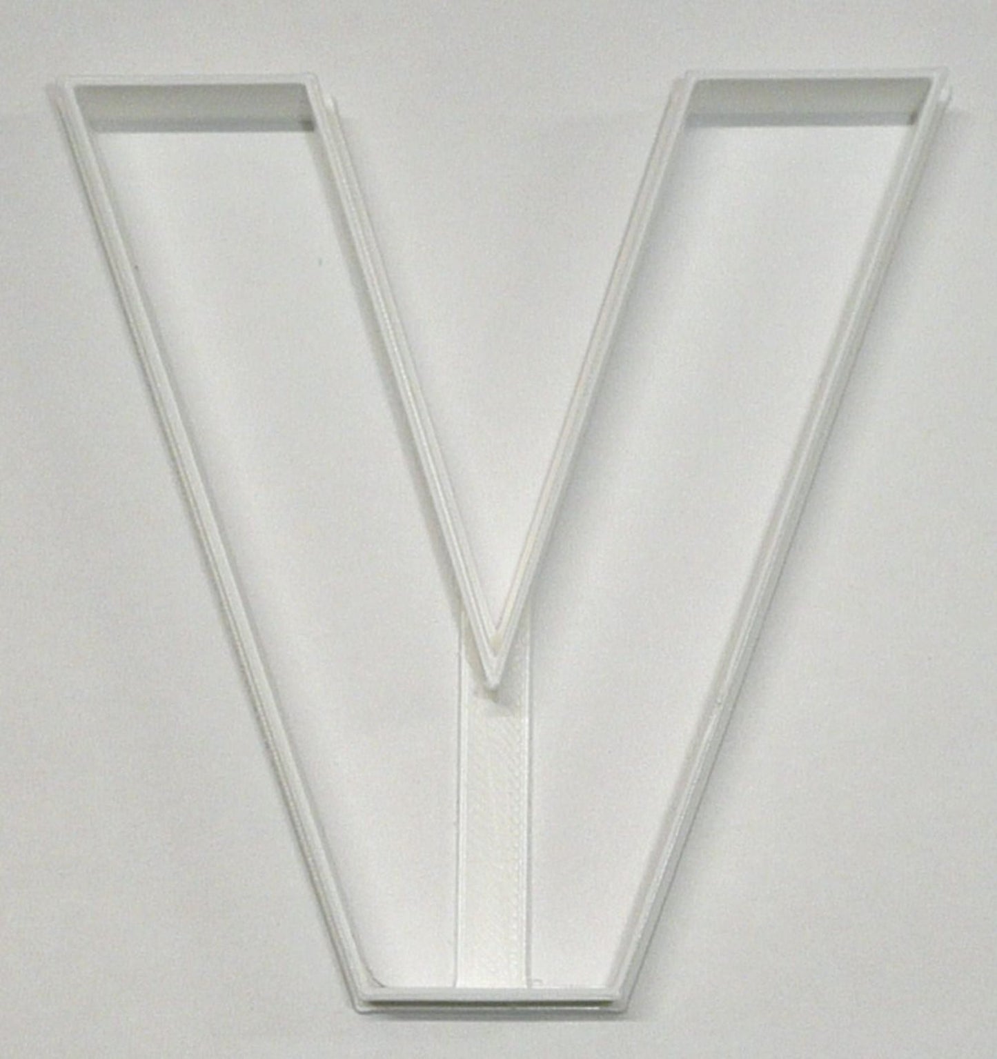 Letter V 4 Inch Uppercase Capital Block Font Cookie Cutter USA PR4235