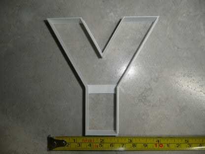 Letter Y 4 Inch Uppercase Capital Block Font Cookie Cutter USA PR4238