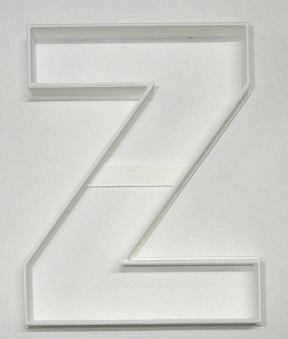 Letter Z 4 Inch Uppercase Capital Block Font Cookie Cutter USA PR4239